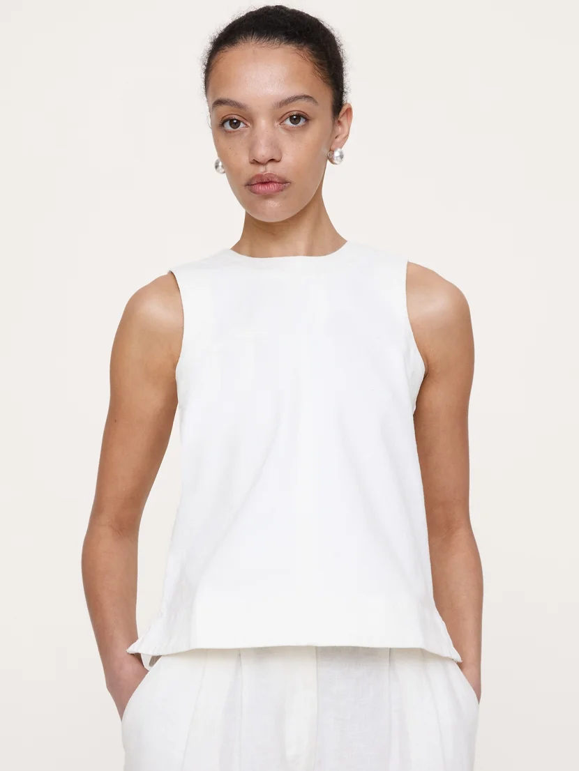 BANANA REPUBLIC Áo Kiểu Nữ Sl Denim Top N