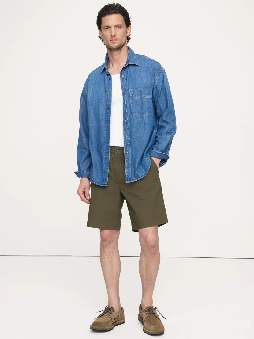 BANANA REPUBLIC Quần Short Nam 9 In Lightweig