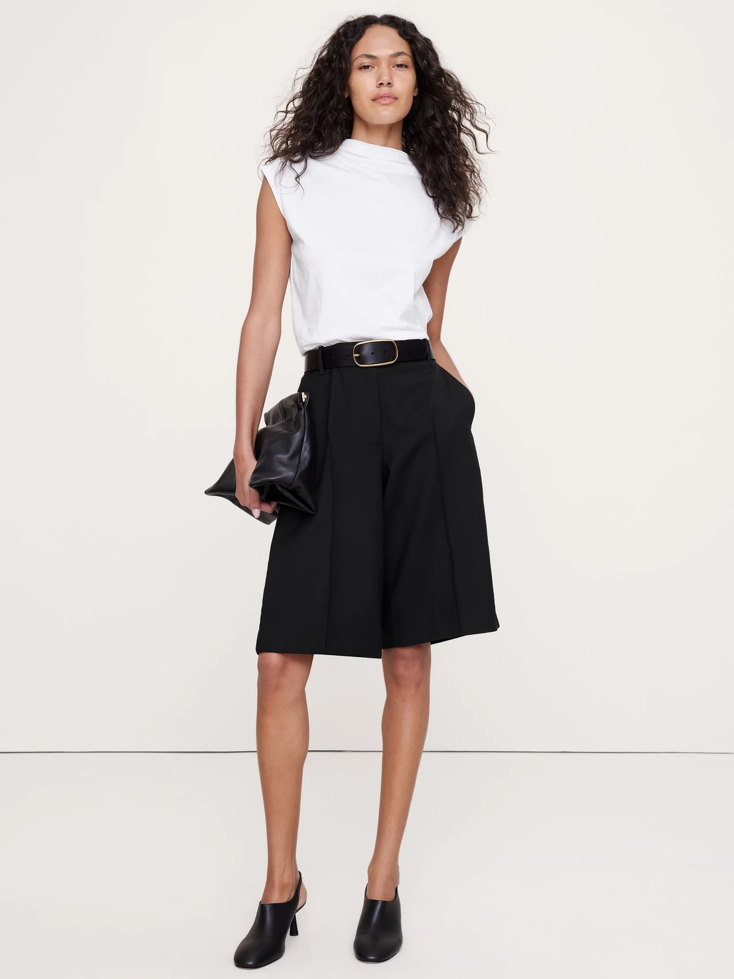 BANANA REPUBLIC Áo Thun Nữ Ss Silky Cotto