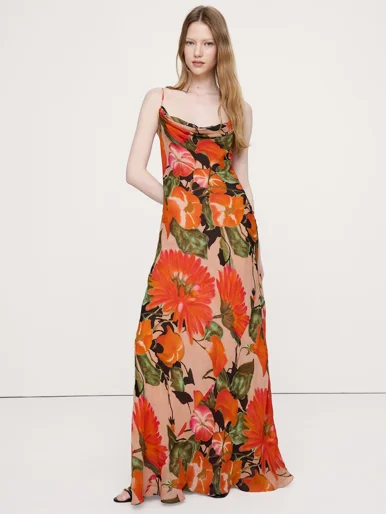 BANANA REPUBLIC Đầm Nữ Bias Slip Maxi