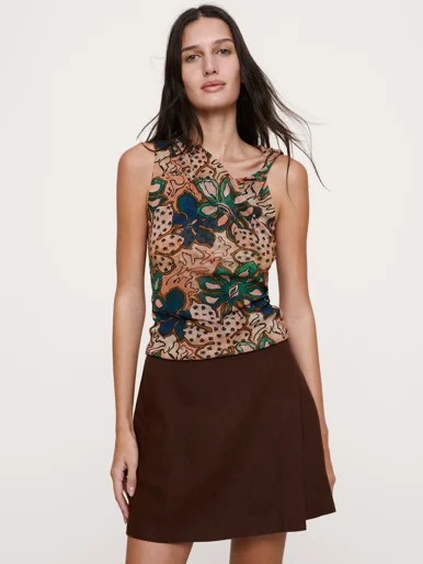 BANANA REPUBLIC Áo Thun Nữ Sl Twist Shoul