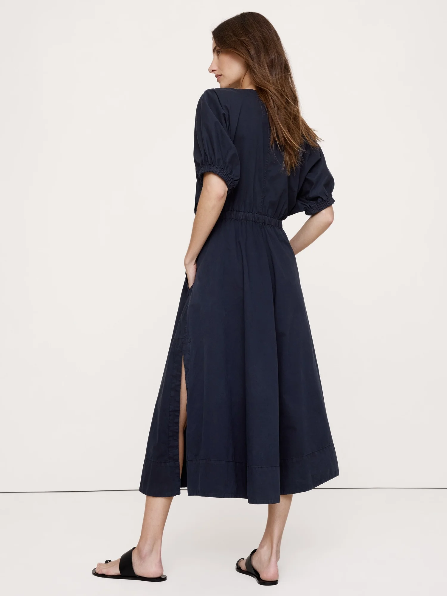 BANANA REPUBLIC Đầm Nữ Utility Puff S
