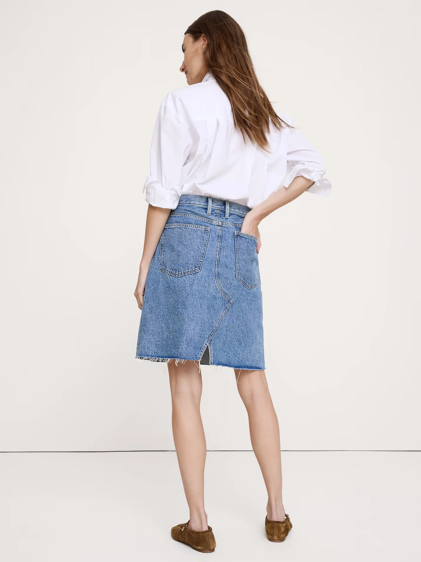 BANANA REPUBLIC Ch&acirc;n V&aacute;y Nữ New Knee Lengt