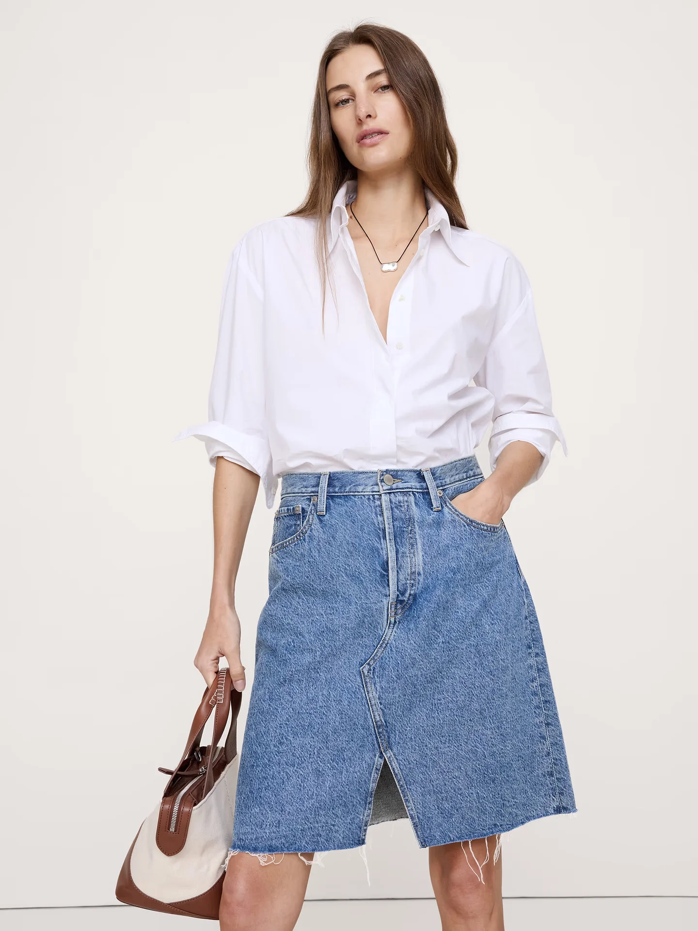 BANANA REPUBLIC Ch&acirc;n V&aacute;y Nữ New Knee Lengt