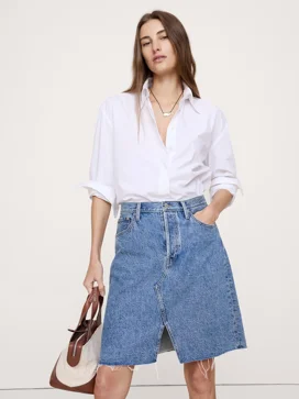 BANANA REPUBLIC Chân Váy Nữ New Knee Lengt
