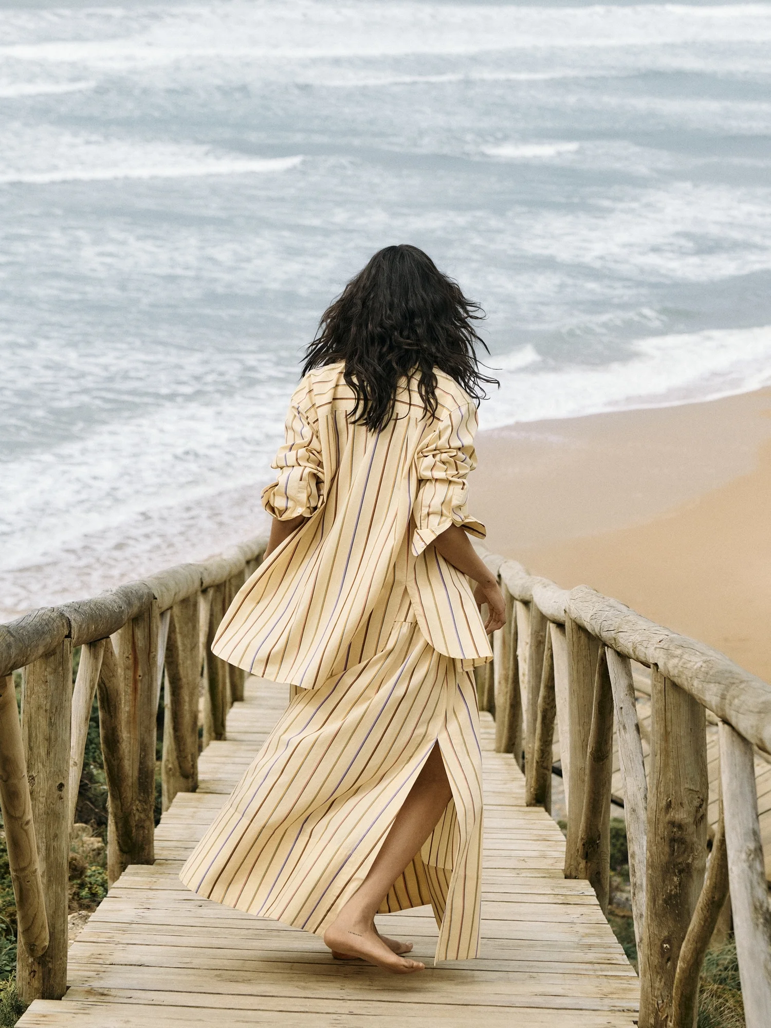 BANANA REPUBLIC Ch&acirc;n V&aacute;y Nữ Poplin Tiered