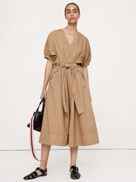 BANANA REPUBLIC Đầm Nữ Utility Puff S