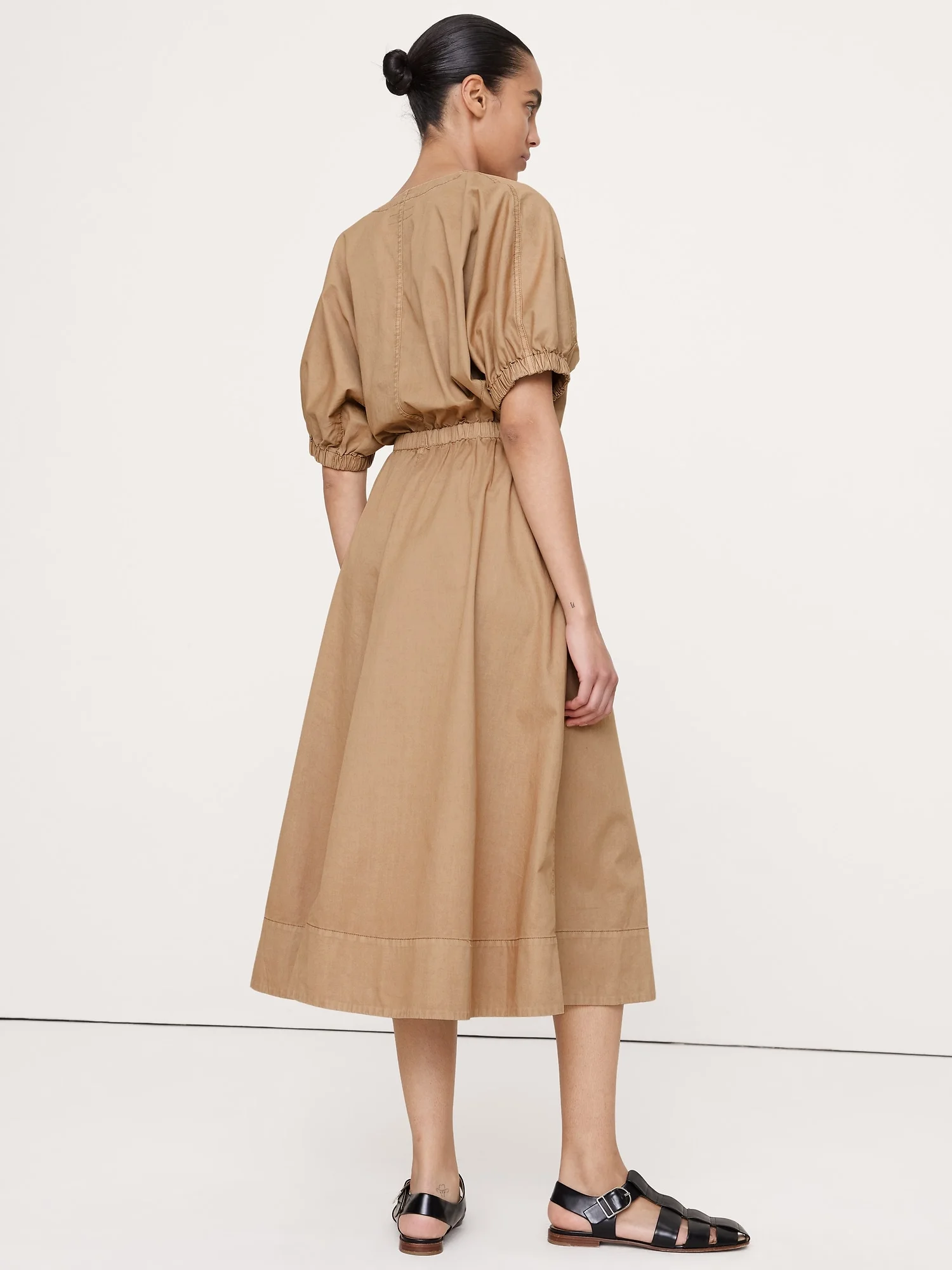 BANANA REPUBLIC Đầm Nữ Utility Puff S