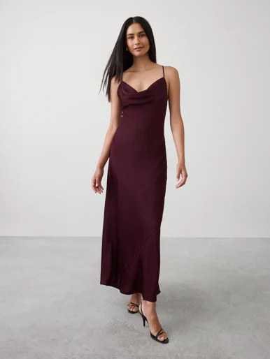BANANA REPUBLIC Đầm Nữ V Sl Cowl Sati