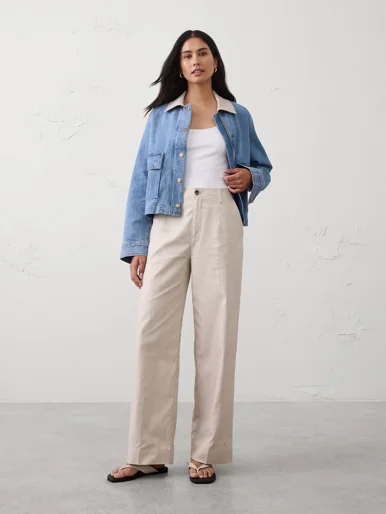 BANANA REPUBLIC Quần Nữ V Hr Straight