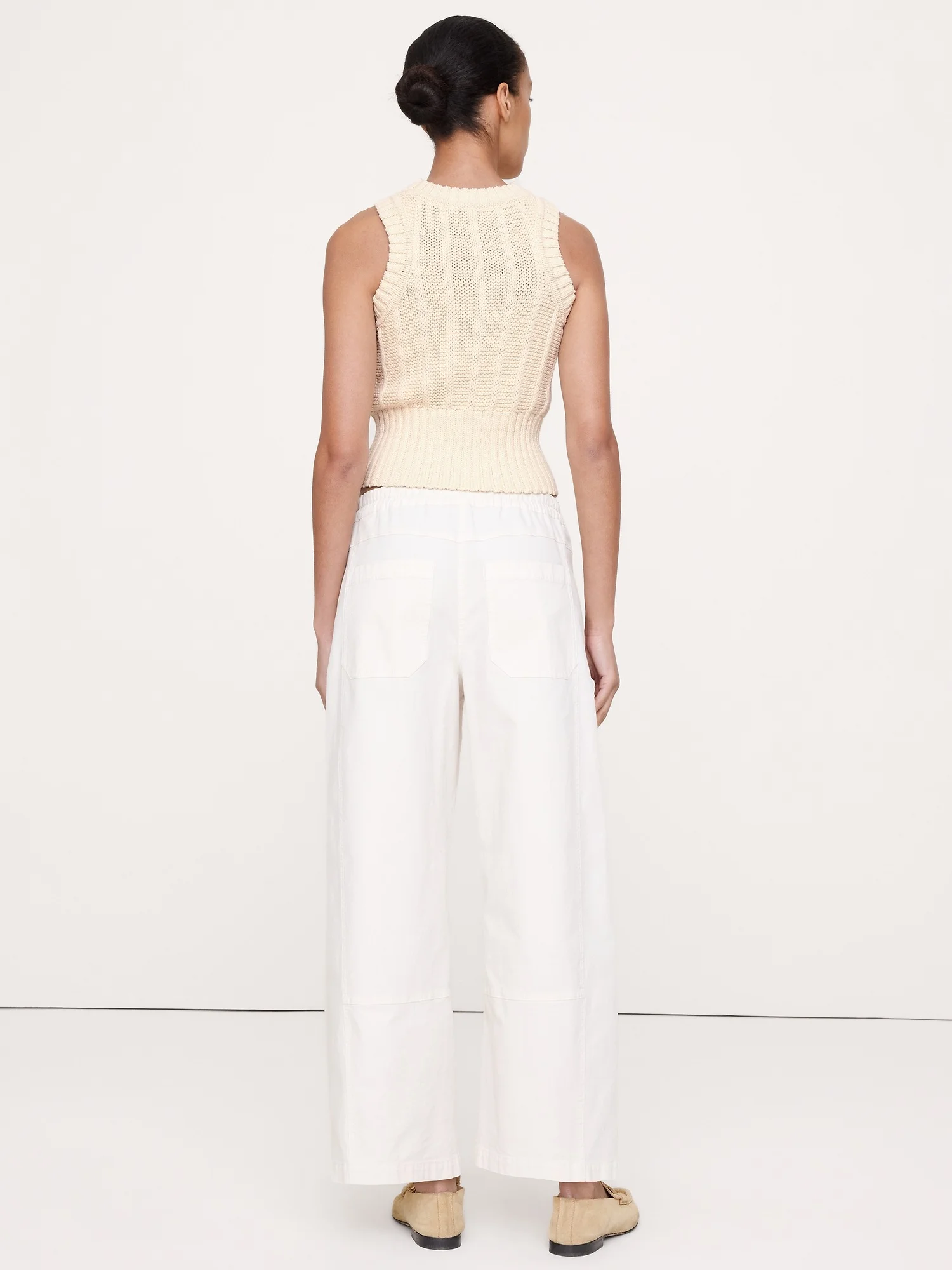 BANANA REPUBLIC &Aacute;o Len Nữ Sl Cotton Chai