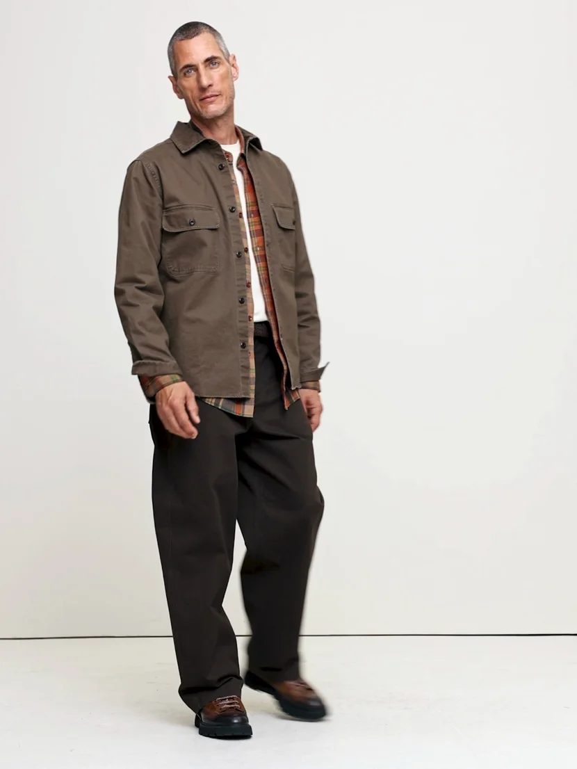 BANANA REPUBLIC Áo Khoác Nam Cotton Twill Shirt Jacket