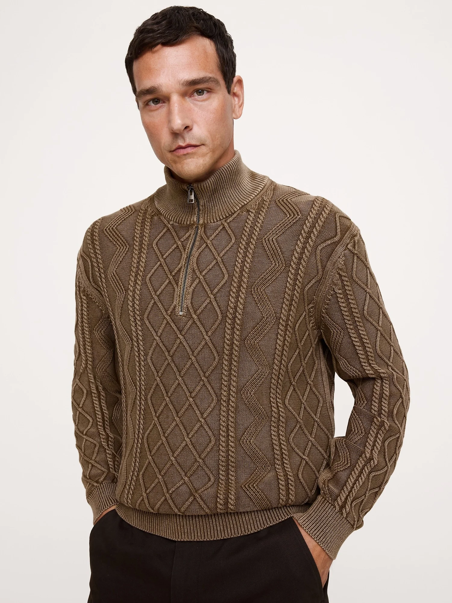 BANANA REPUBLIC Áo Len Nam Vintage Cotton