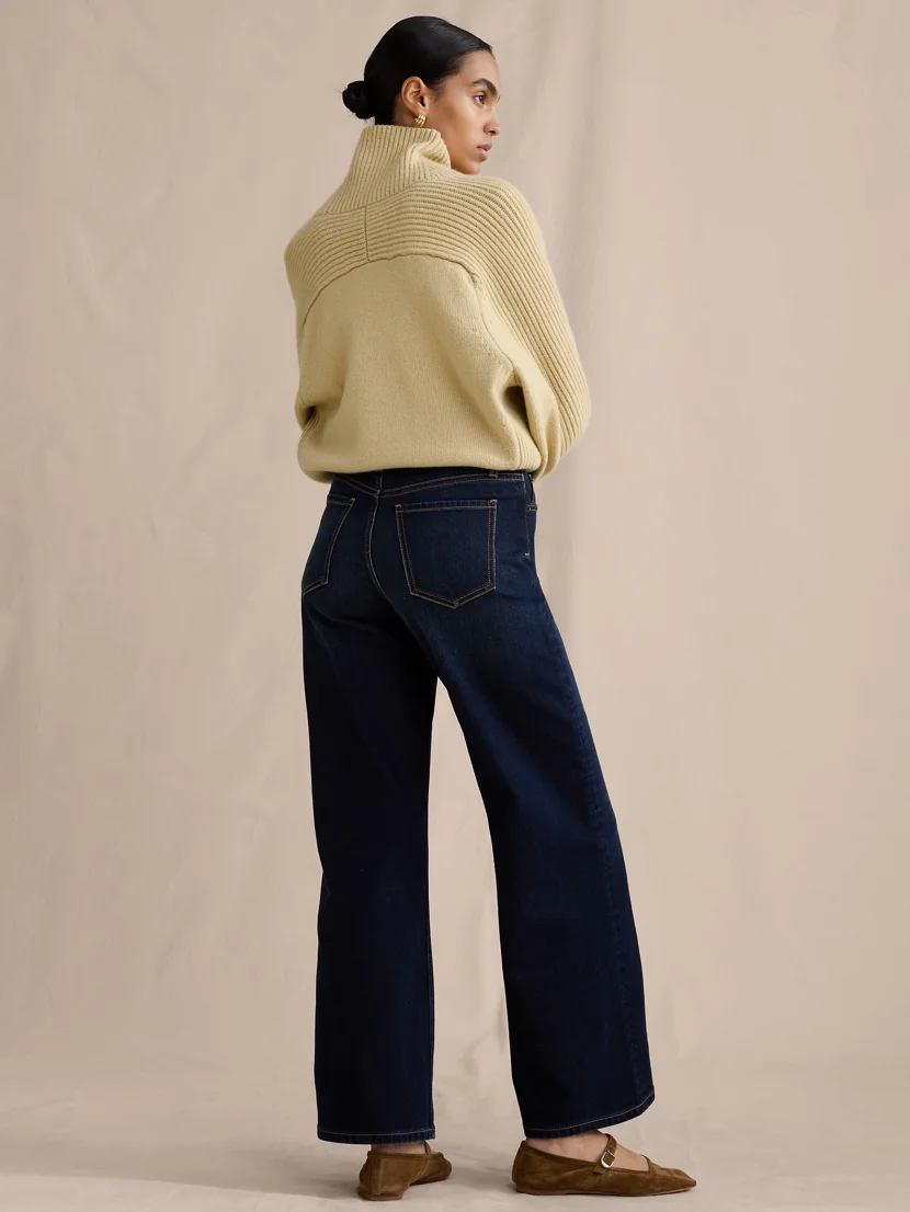 BANANA REPUBLIC Quần Nữ The Icon Classic Wide-Leg Jean