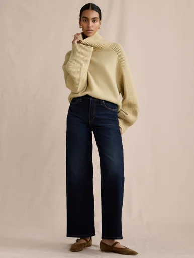 BANANA REPUBLIC Quần Nữ The Icon Classic Wide-Leg Jean
