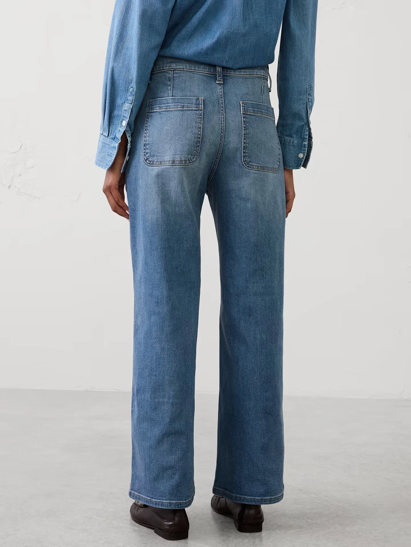 BANANA REPUBLIC Quần Nữ V Hr Wide Leg 