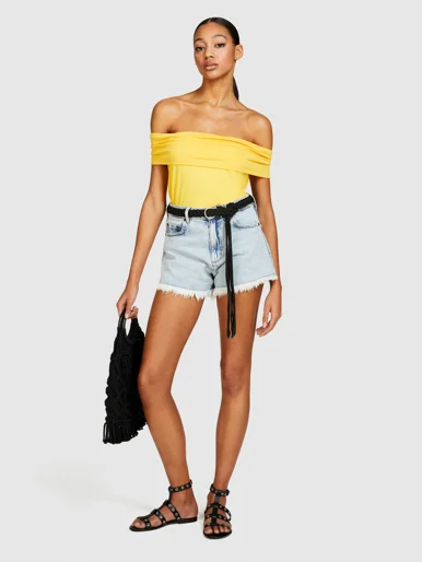 SISLEY Quần Ngắn Nữ Women Shorts