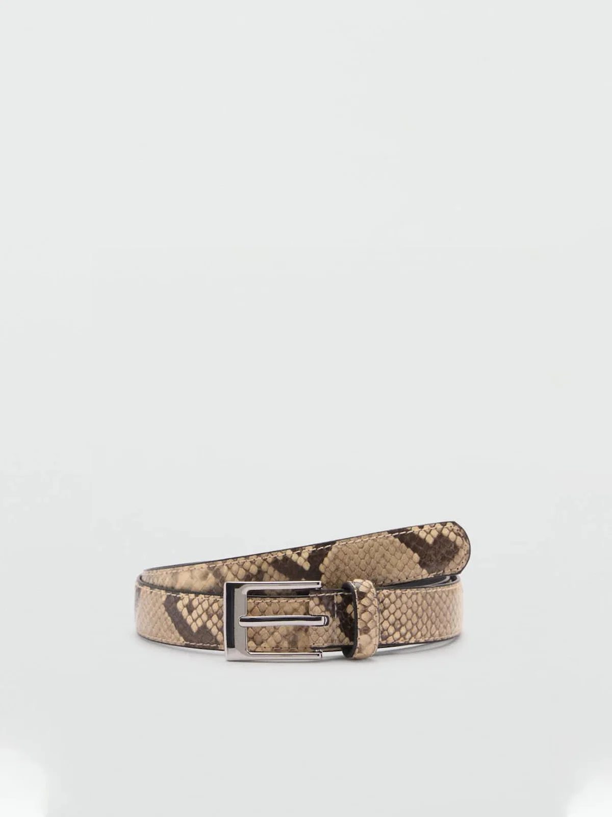 MANGO Thắt Lưng Nữ Croco