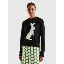 UNITED COLORS OF BENETTON - Áo Len Tay Dài Nữ Sweater With Bunny Inlay ...