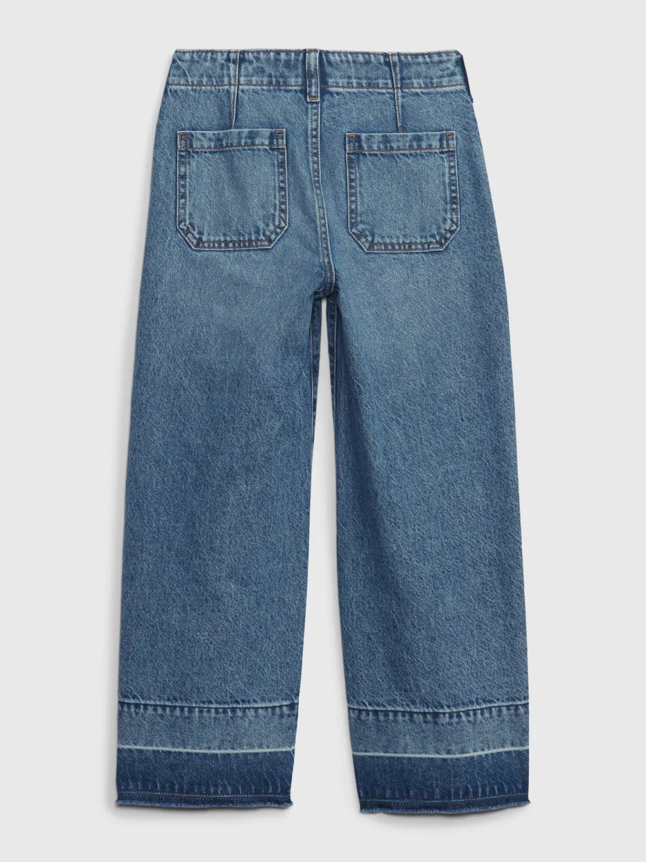 archive center line wide denim あっけない pants