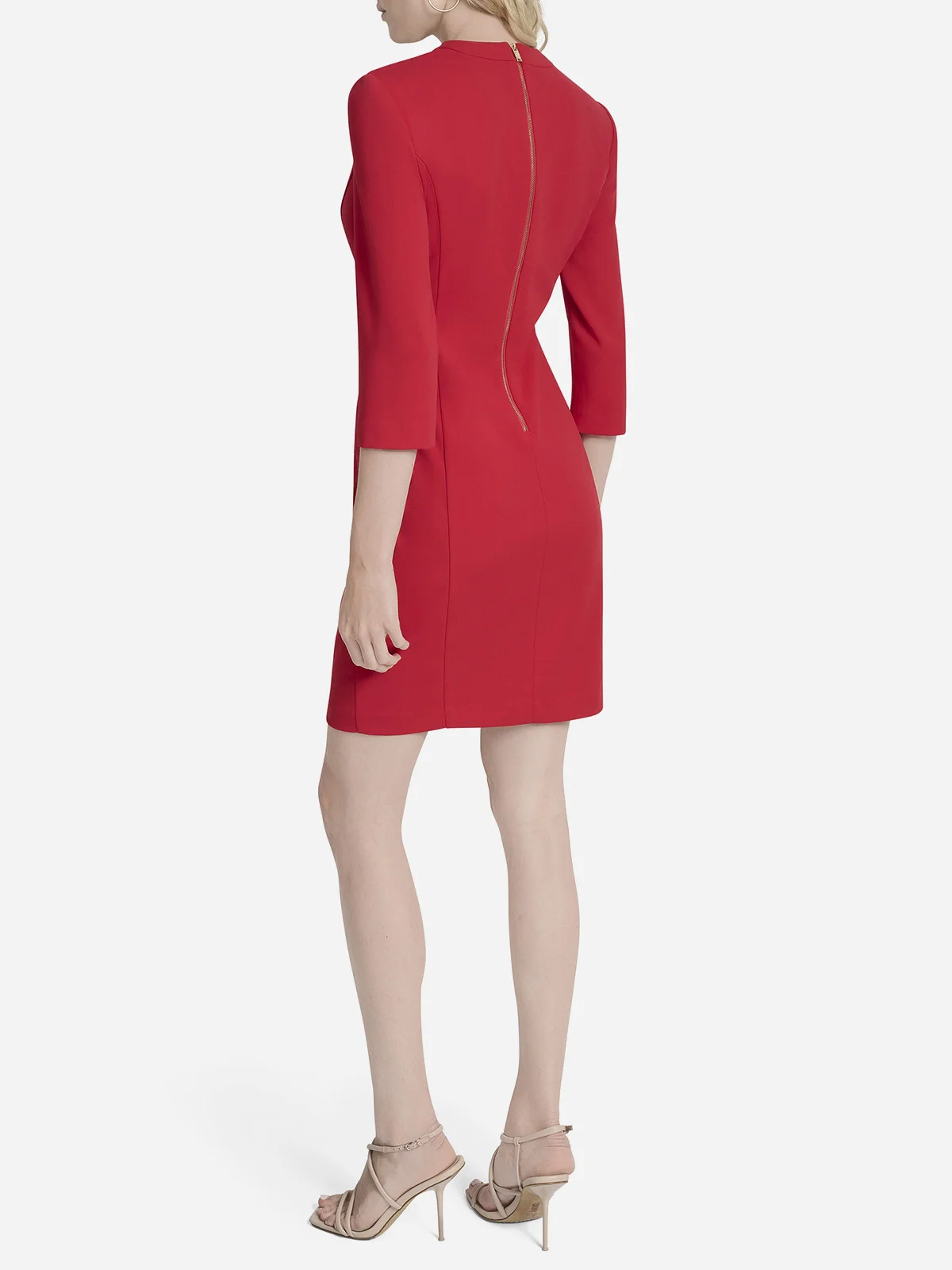 DKNY Đầm Nữ L/S Square Neck Sheath