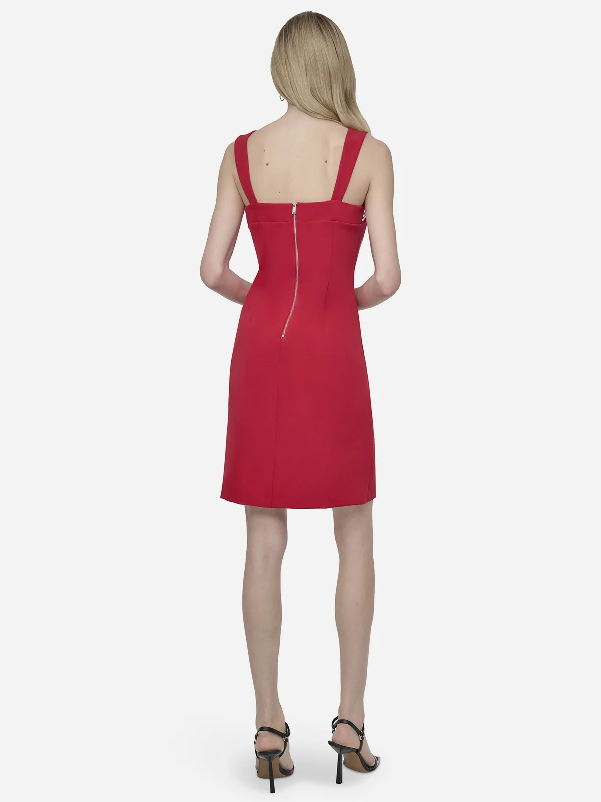 DKNY Đầm Nữ S/L Hotfix Embellish Top Dress