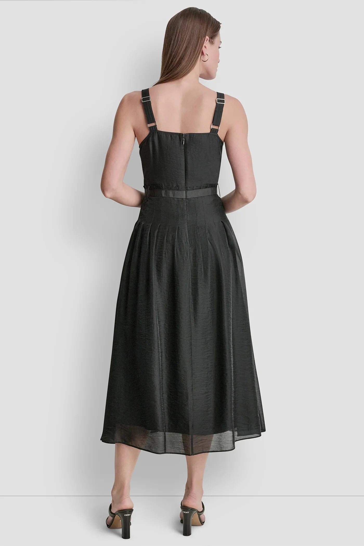 DKNY Đầm Nữ Ss Zipper Shirt Dress