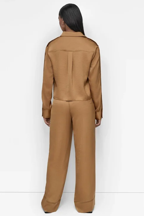 DKNY Áo Sơ Mi Nữ L/S Glazed Dressing Shirt