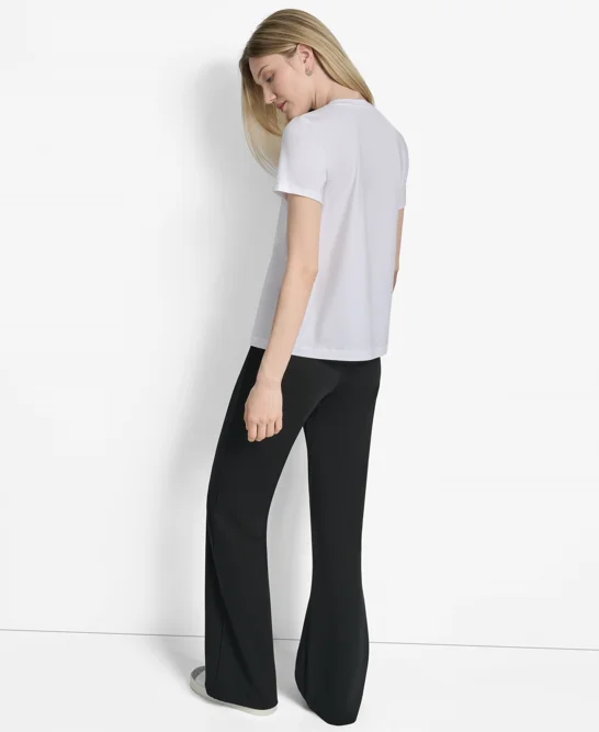 DKNY Áo Thun Nữ S/S Skyscrapper Logo T Shirt