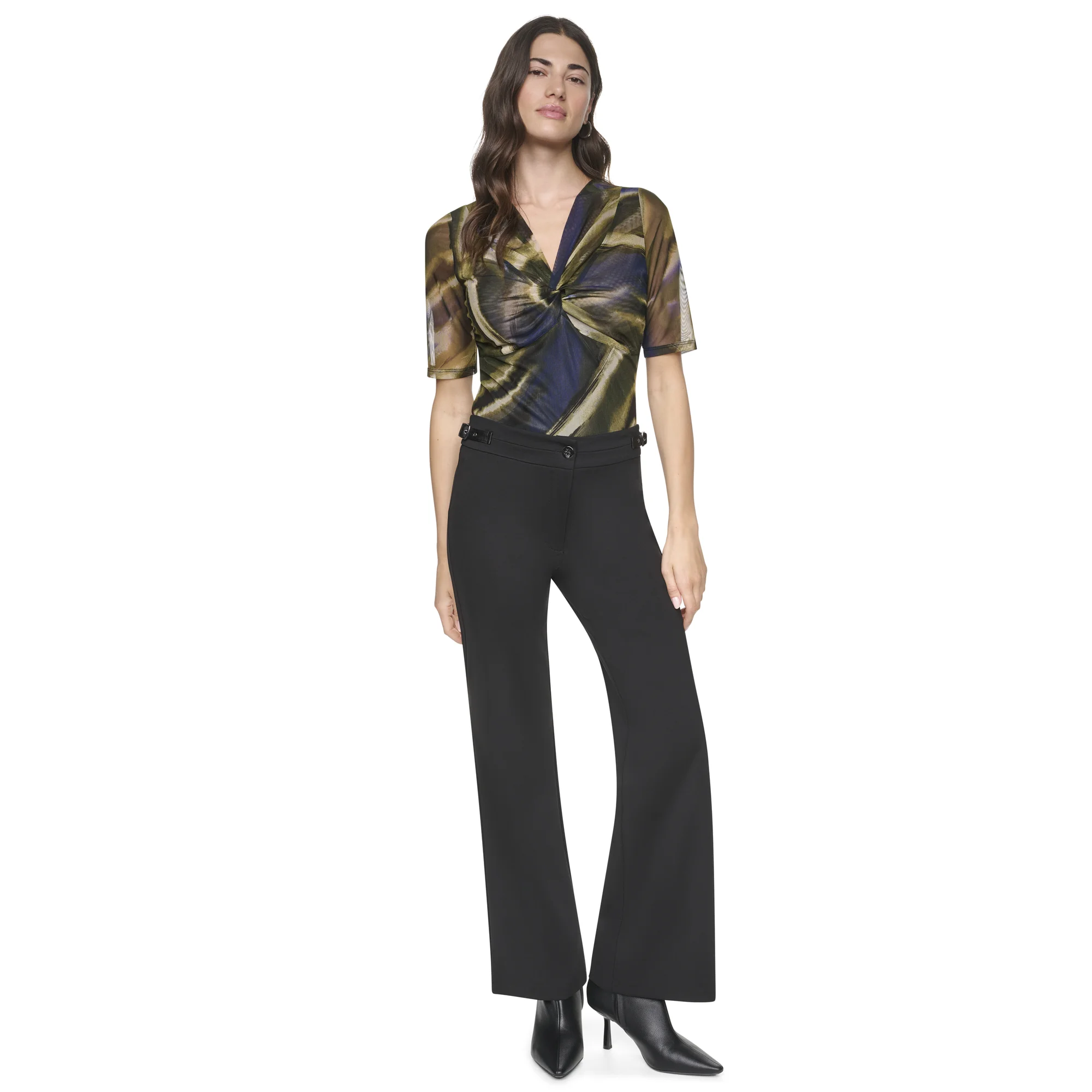 DKNY Quần Dài Nữ Soho Ponte Fit And Flare Pant