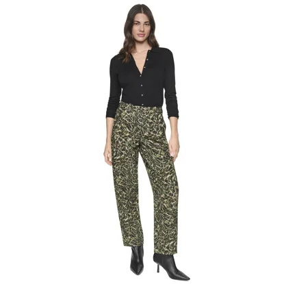 DKNY Quần Dài Nữ Prntd Barrel Leg Sanded Twill