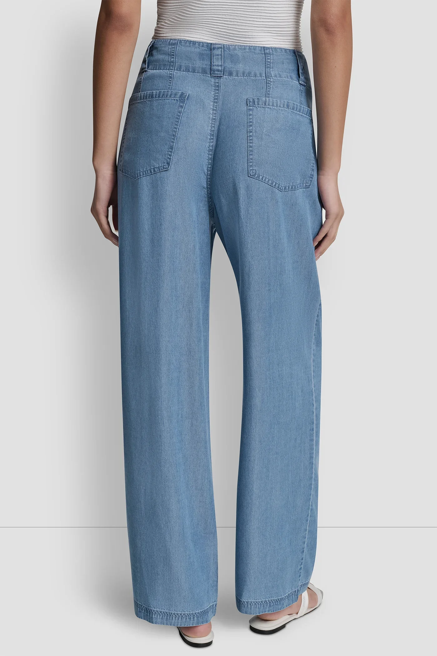DKNY Quần Dài Nữ 5 Pocket Tencel Trouser