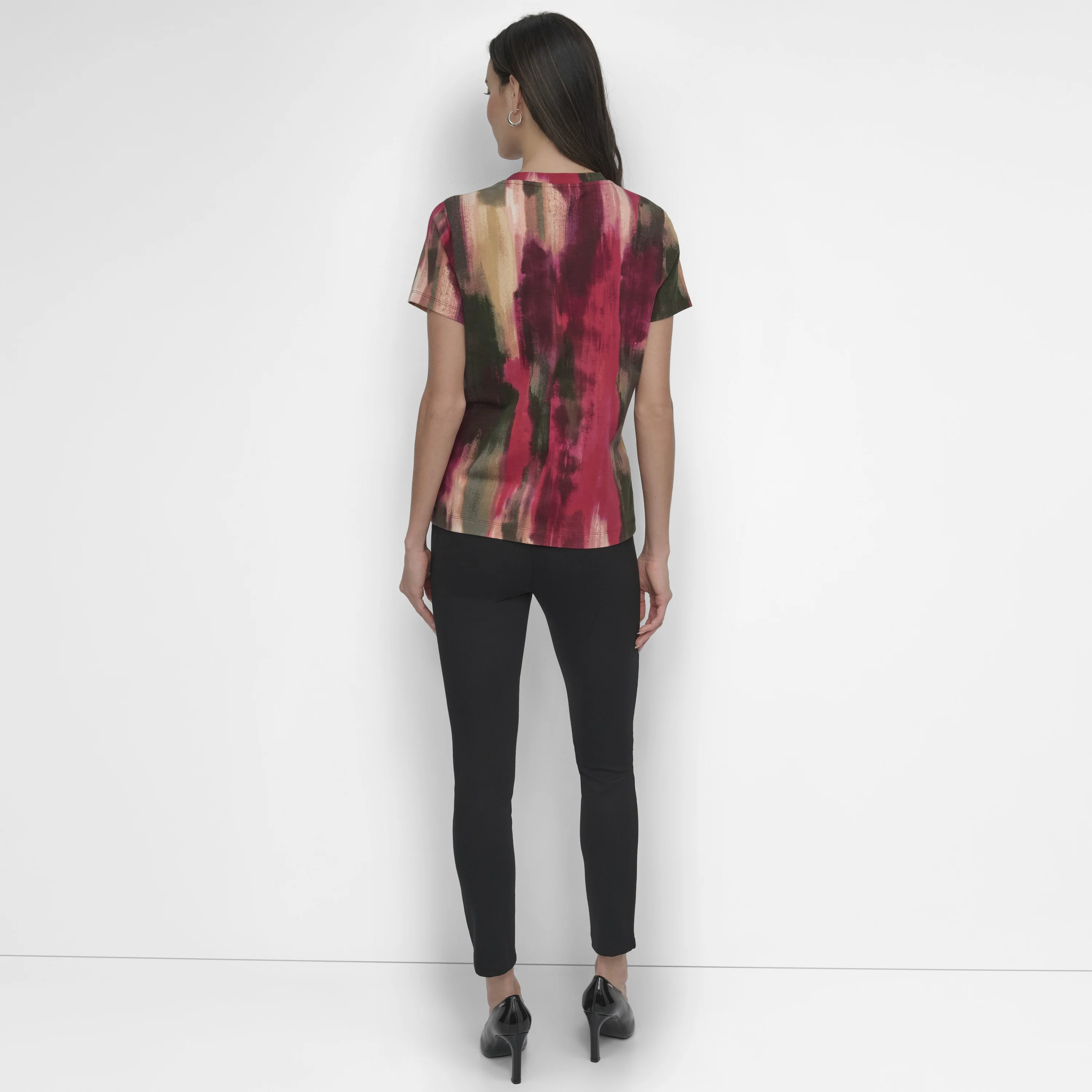 DKNY Áo Thun Nữ S/S All Over Printed