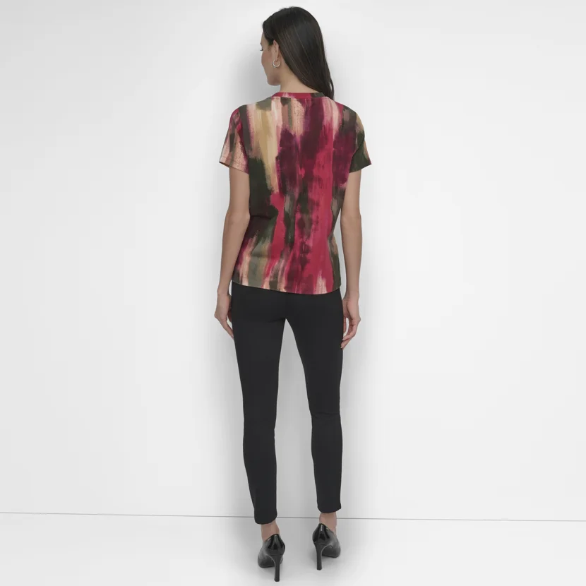 DKNY Áo Thun Nữ S/S All Over Printed