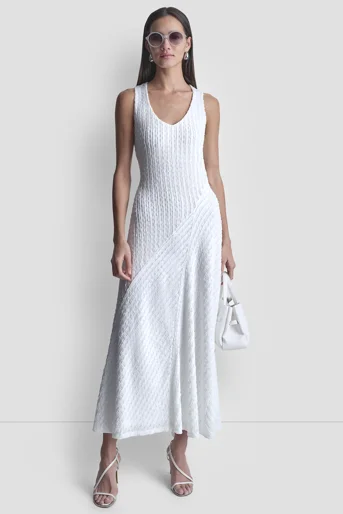 DKNY Đầm Nữ S/L V Nk Reade Knit Dress