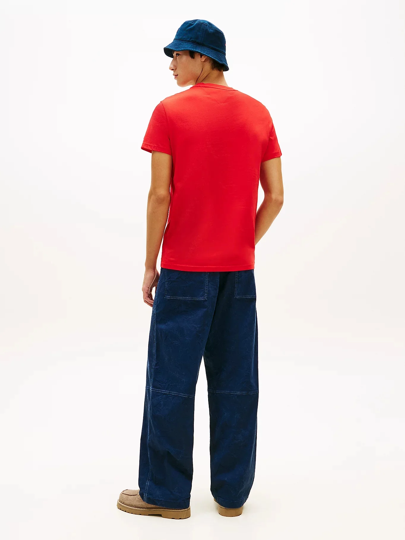 TOMMY JEANS Áo Thun Nam Tay Ngắn TJM Slim Sign Chest SS Tee Ext