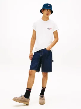 TOMMY JEANS Áo Thun Nam Tay Ngắn TJM Slim Sign Chest SS Tee Ext