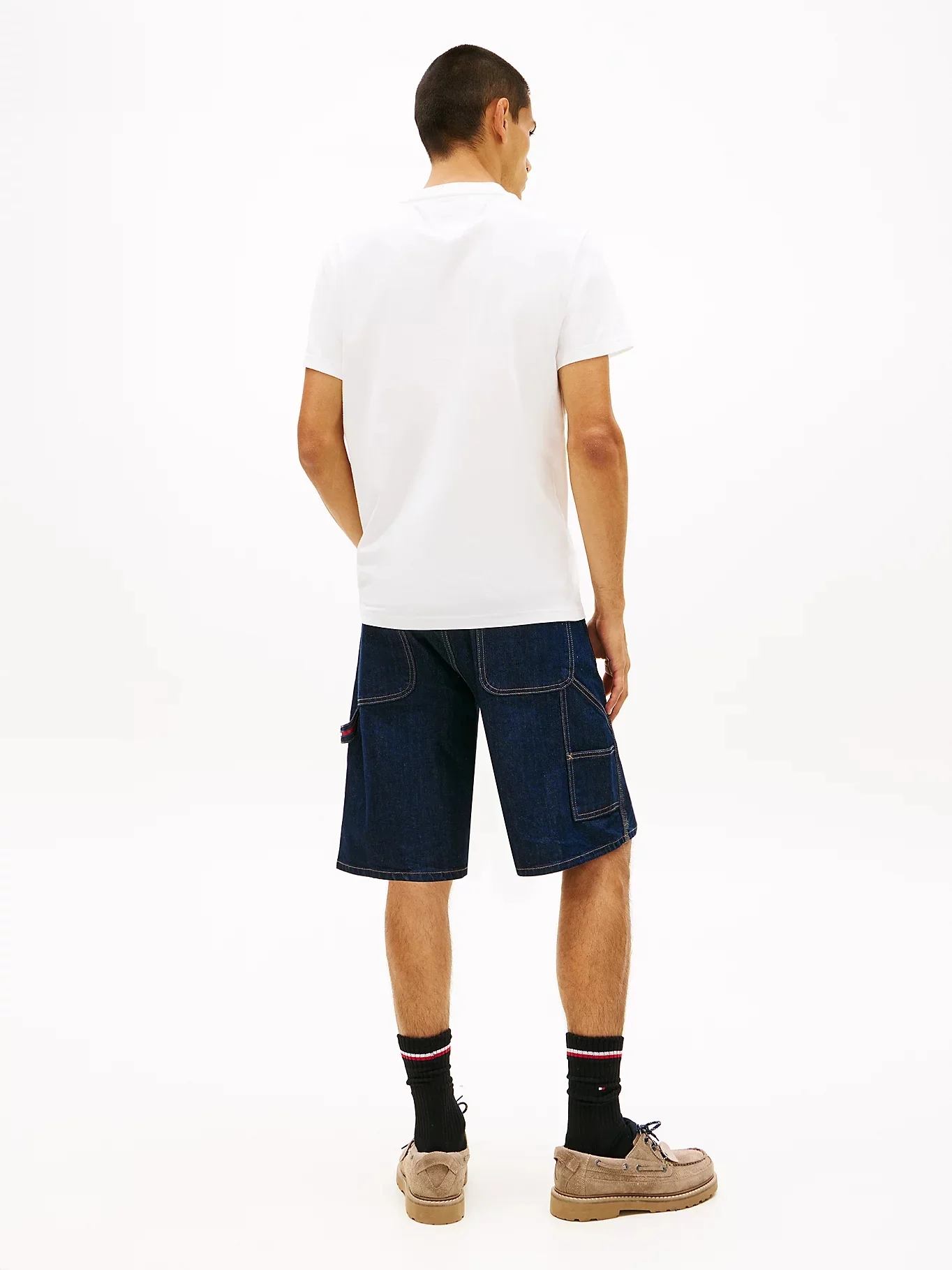 TOMMY JEANS Áo Thun Nam Tay Ngắn TJM Slim Sign Chest SS Tee Ext