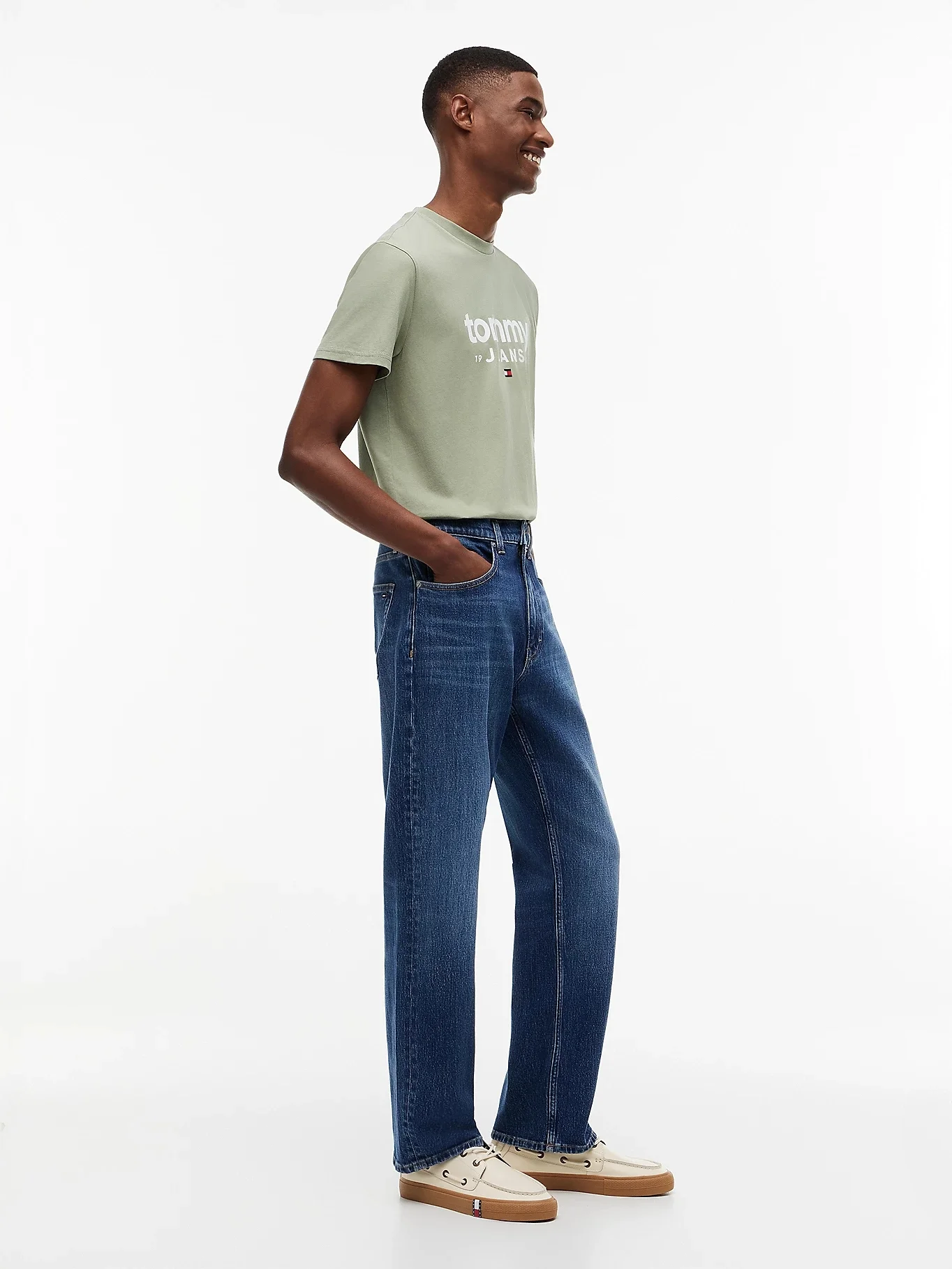 TOMMY JEANS Quần Jeans Nam Otis Regular Str BJ0155