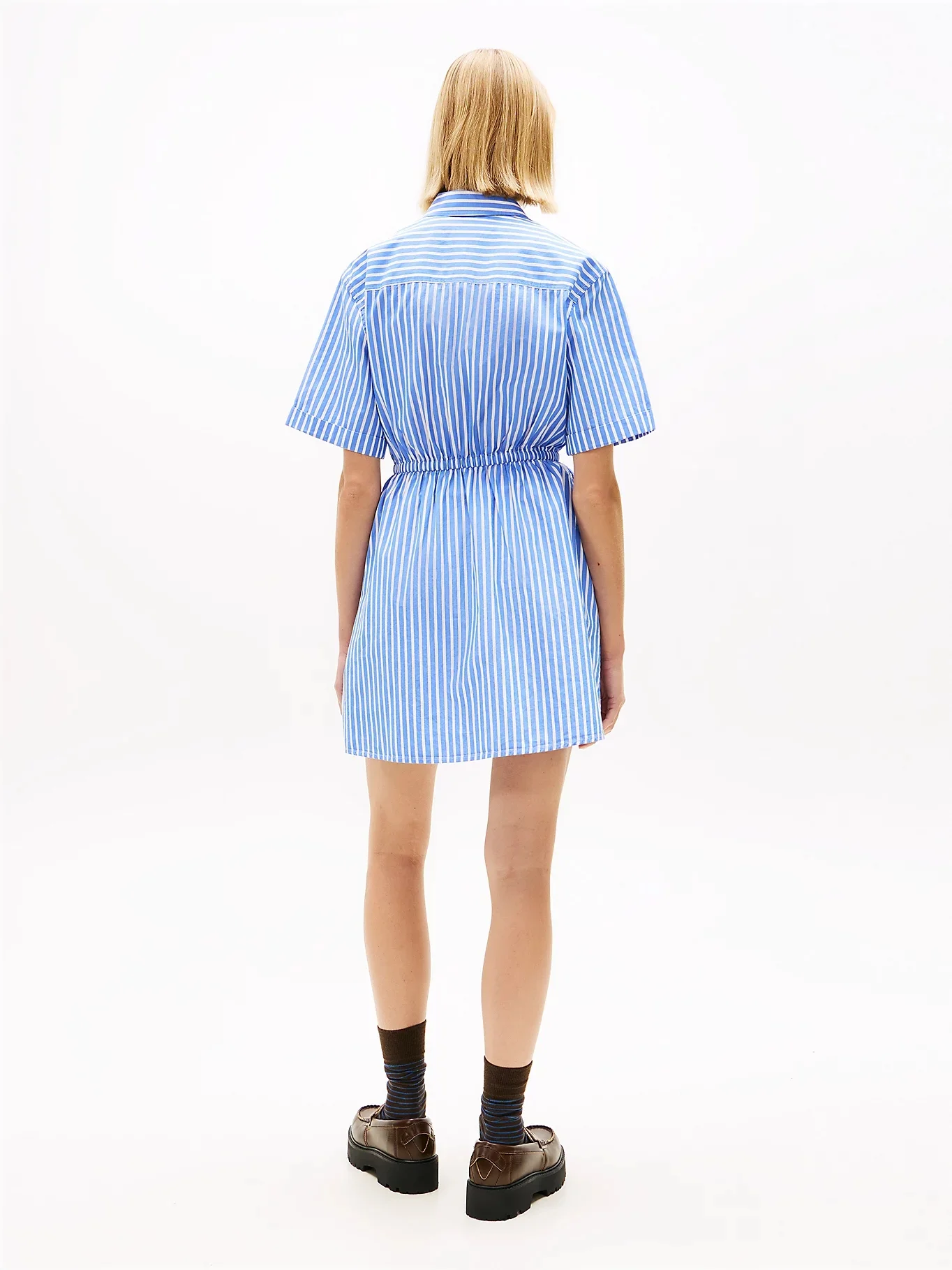 TOMMY JEANS Đầm Nữ TJW Mini Stripe Shirt Dress