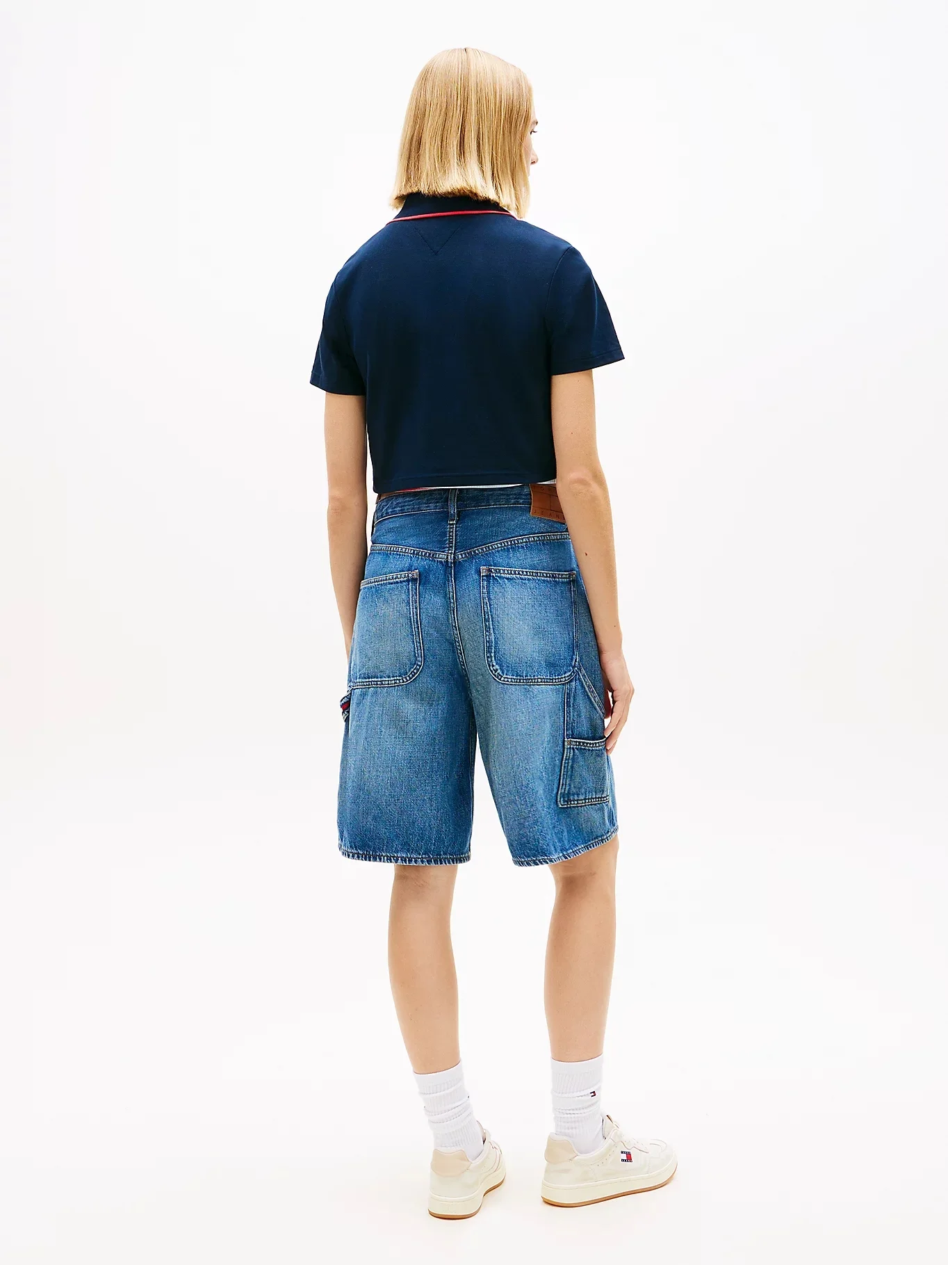 TOMMY JEANS Áo Polo Nữ Tay Ngắn TJW Crp Badge SS Polo