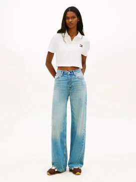 TOMMY JEANS Áo Polo Nữ Tay Ngắn TJW Crp Badge SS Polo
