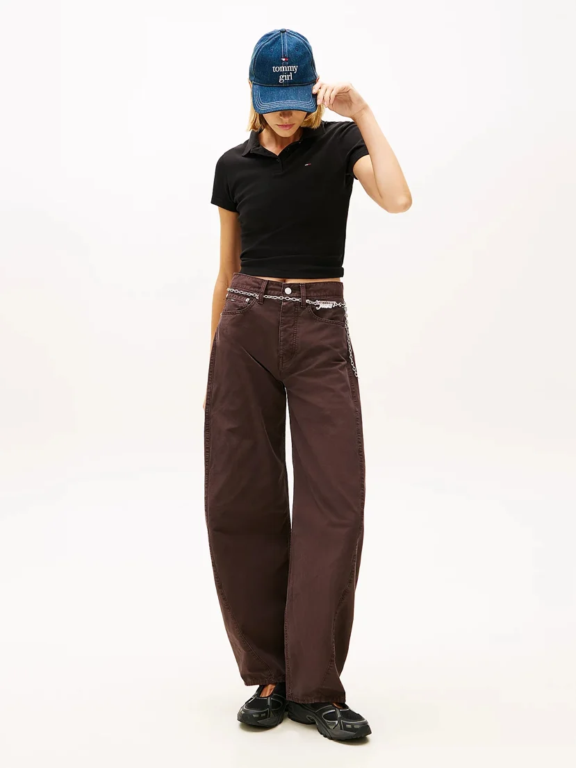 TOMMY JEANS Áo Polo Nữ Tay Ngắn TJW Slim Sh Essential SS Polo