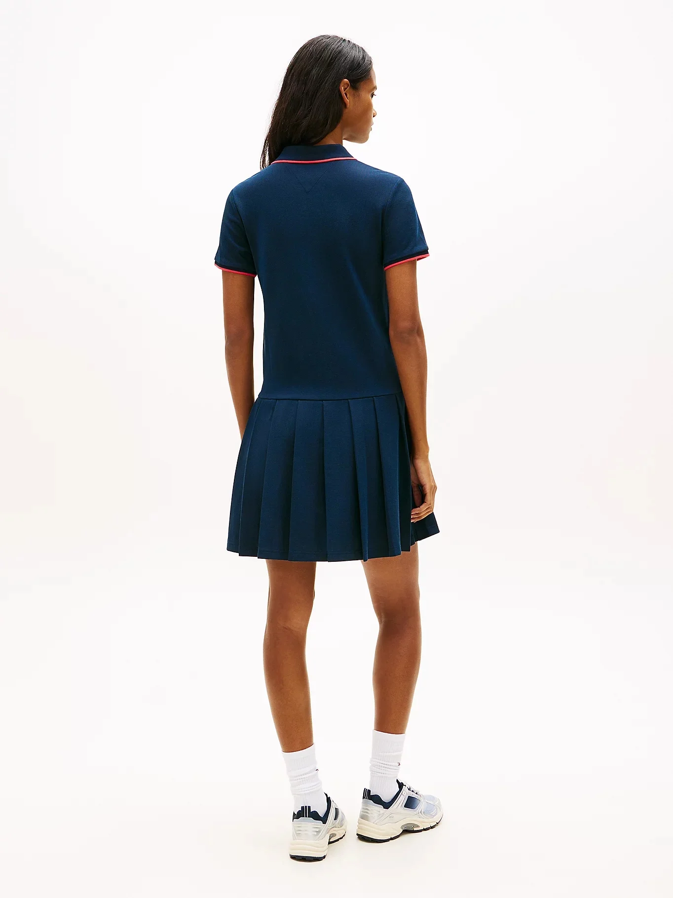 TOMMY JEANS Đầm Nữ TJW Badge Plt Pique Dress Ext