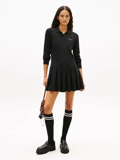 TOMMY JEANS Đầm Nữ TJW Script Pltd Sweater Dress