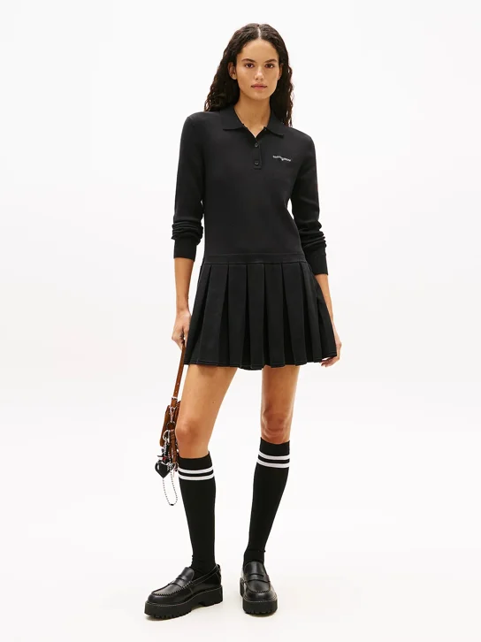 TOMMY JEANS Đầm Nữ TJW Script Pltd Sweater Dress