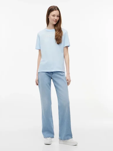TOMMY JEANS Áo Thun Nữ Tay Ngắn TJW Rlx Script SS Tee