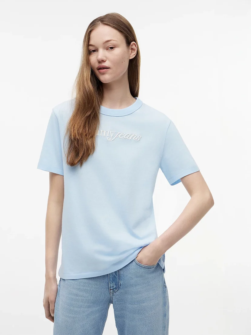 TOMMY JEANS Áo Thun Nữ Tay Ngắn TJW Rlx Script SS Tee