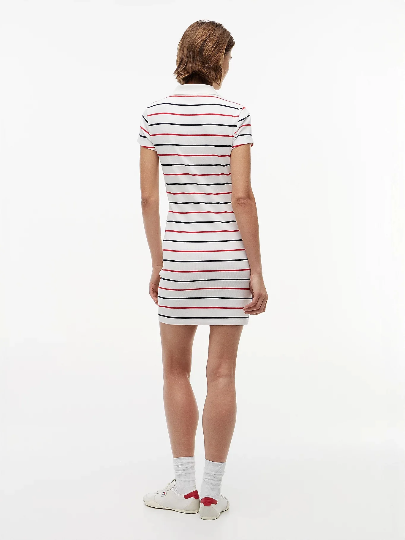 TOMMY JEANS Đầm Nữ TJW Rib Bodycon Polo Dress