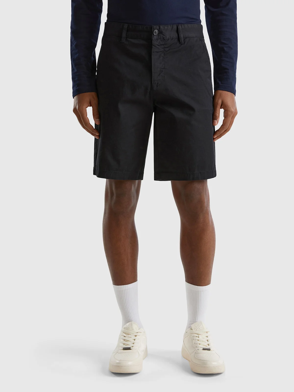 UNITED COLORS OF BENETTON Quần Ngắn Nam Chino Bermudas In Stretch Cotton
